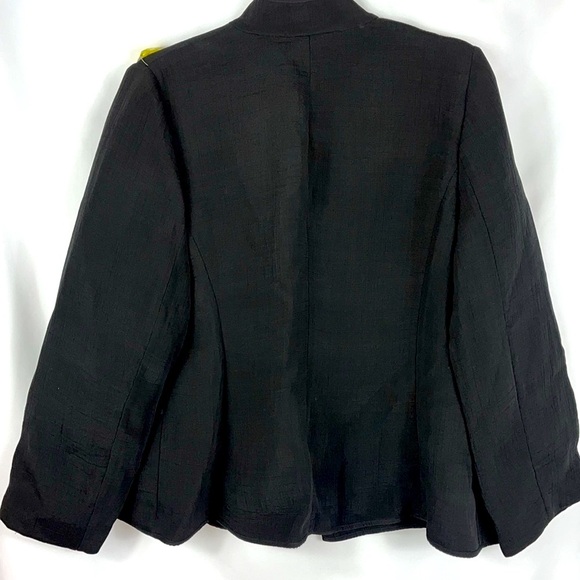Eileen Fisher magnetic closure  mandarin collar jacket w/pockets Sz PL - Picture 11 of 11